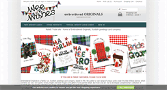 Desktop Screenshot of embroideredoriginals.co.uk